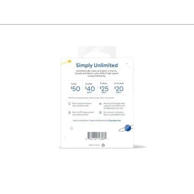 Google Fi Simply Unlimited SIM Kit