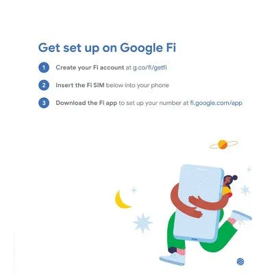 Google Fi Simply Unlimited Talk/Text/Data SIM Kit