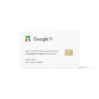 Google Fi Simply Unlimited Talk/Text/Data SIM Kit