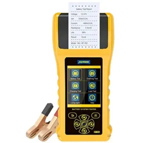 GT-BT760 - Autool Car Battery Tester with Printer 6- 32V Battery Test & Cranking Test & Charging Test & Max Load Test