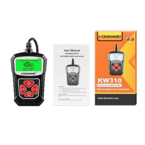 GT-KW310 - Konnwei Diagnostic Scan Tool (OBD2 Engine Codes & Live Data)