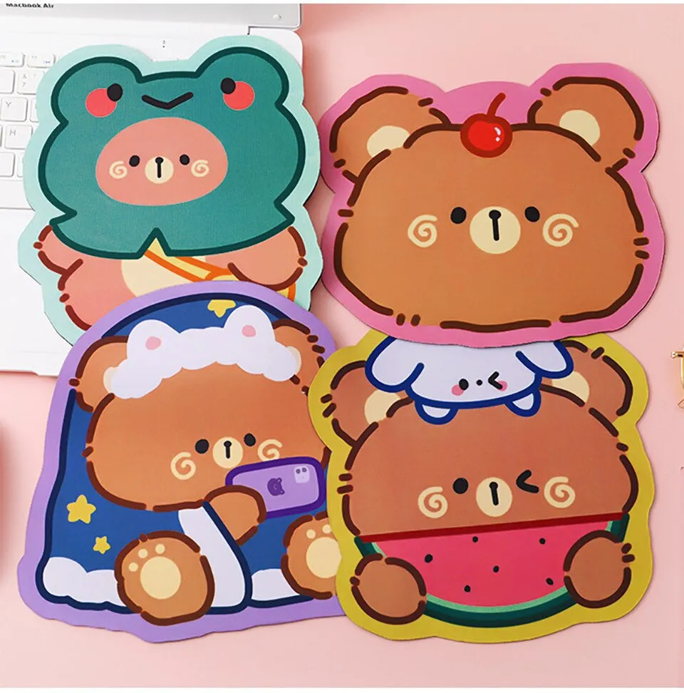 Happy Bear Small Mouse Pads