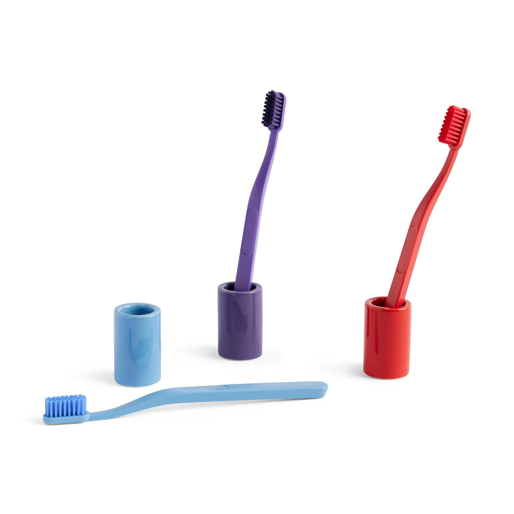 HAY Recycled Plastic Tann Toothbrush - Red