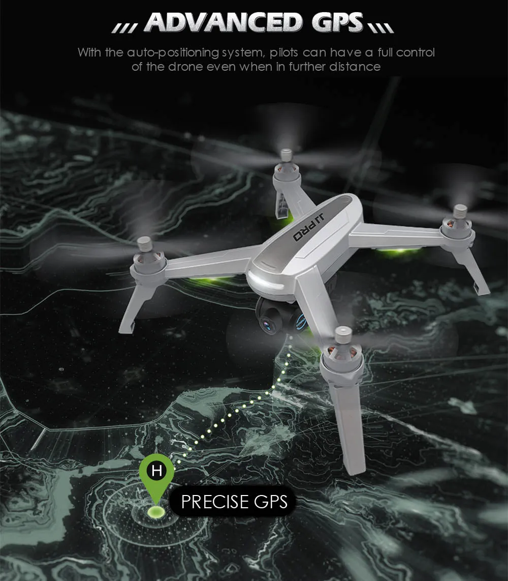 High-Performance 2K Brushless Aerial Drone with GPS & 5G WiFi