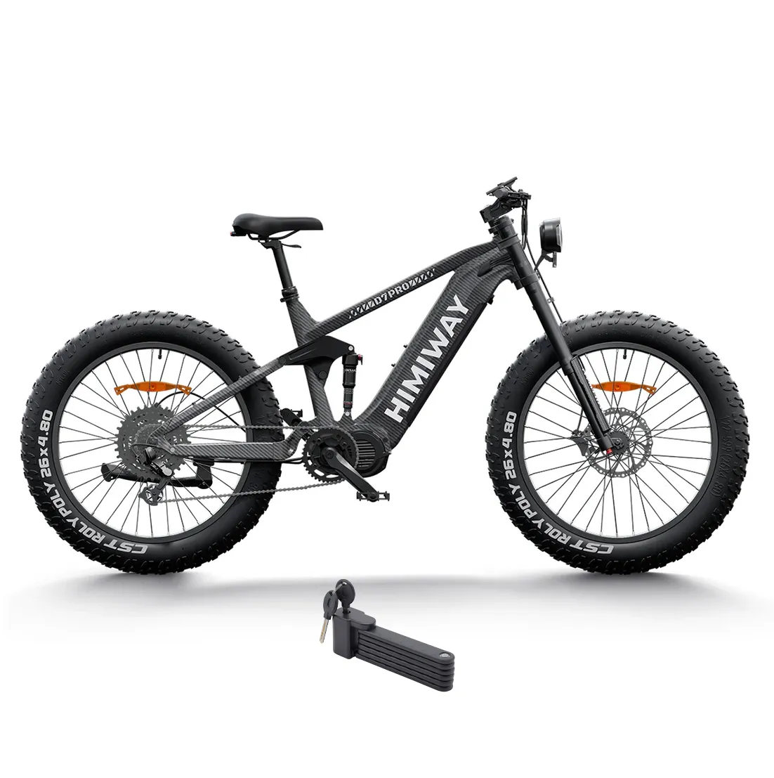 Himiway 1000W D7 Cobra PRO Full Suspension Mountain Electric Bike