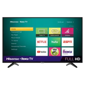 Hisense 40" Class 1080P FHD LED Roku Smart TV (40H4030F)