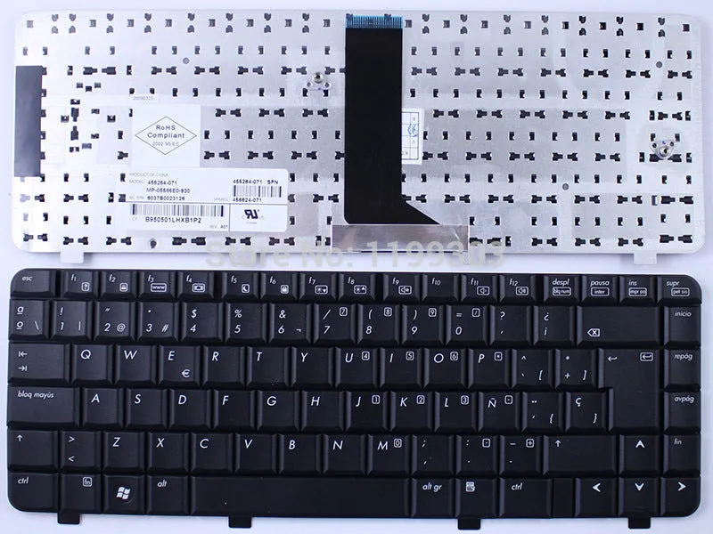 HP Compaq 6720 6720S 6710 6520 540 550 Laptop Keyboard 455264-001