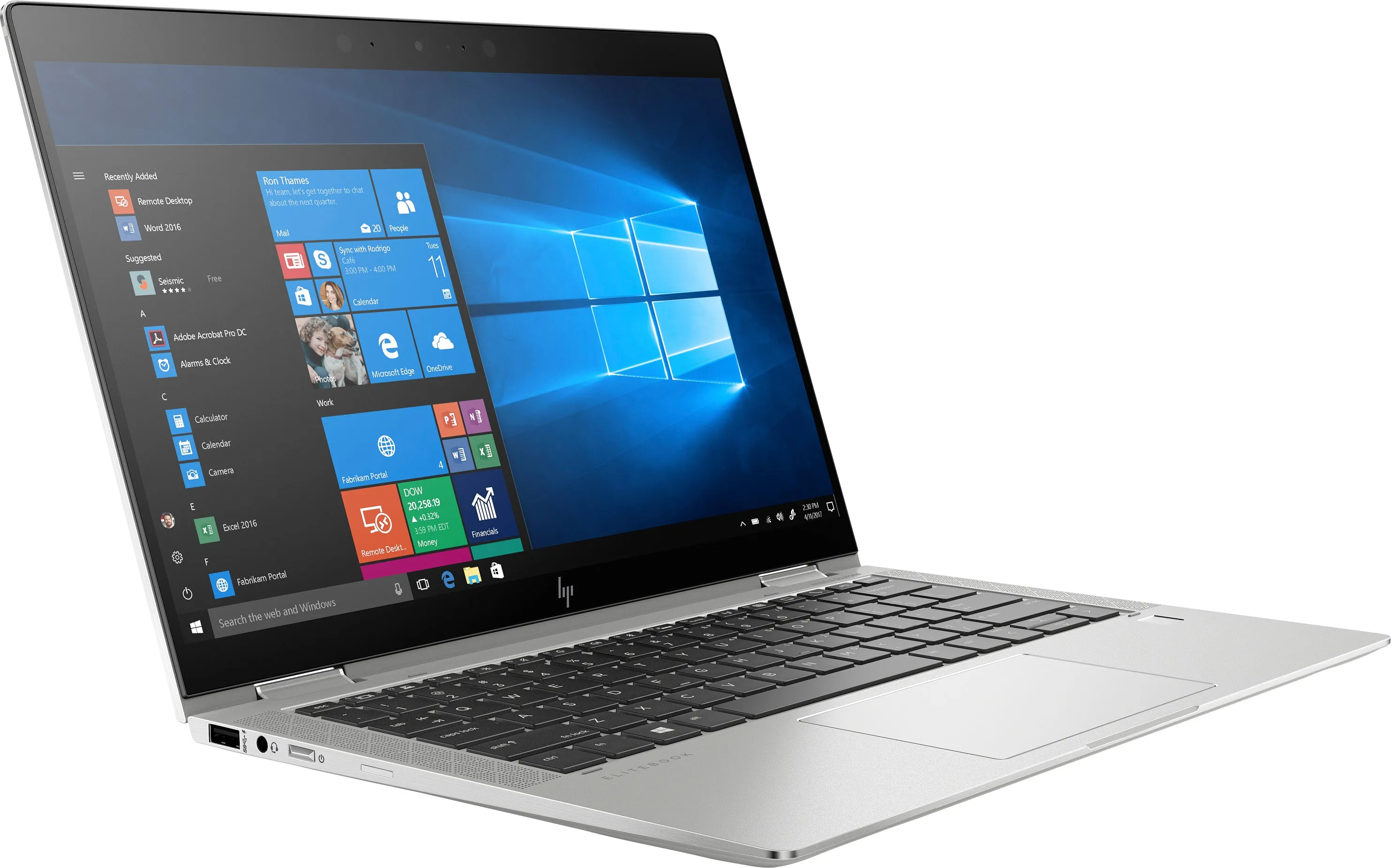 HP EliteBook X360 1030-G4 13.3" FHD (Touchscreen) Convertible Notebook, Intel i5-8265U, 1.60GHz, 16GB RAM, 512GB SSD, Win10P - 8MT71UT#ABA