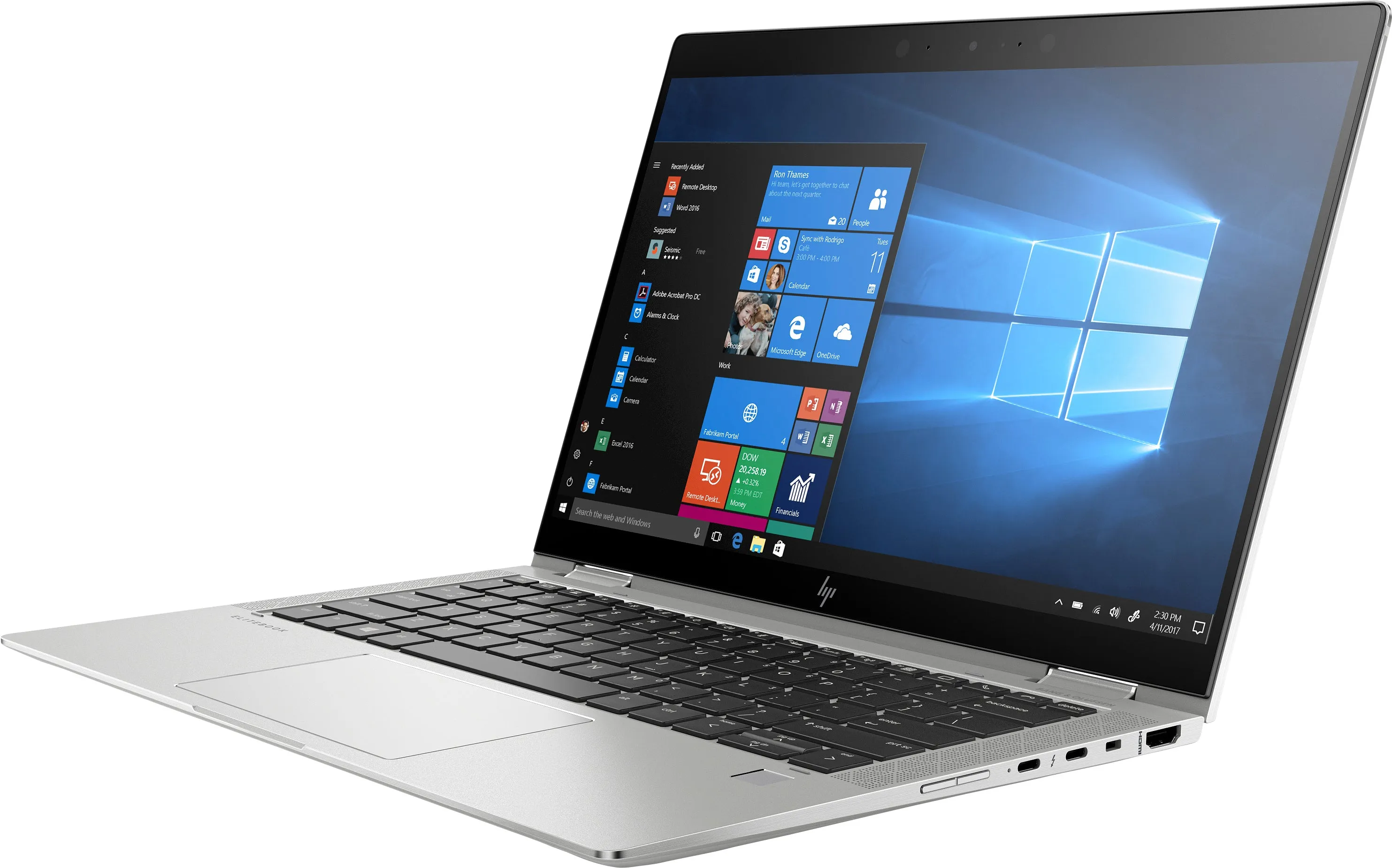 HP EliteBook X360 1030-G4 13.3" FHD (Touchscreen) Convertible Notebook, Intel i5-8265U, 1.60GHz, 16GB RAM, 512GB SSD, Win10P - 8MT71UT#ABA