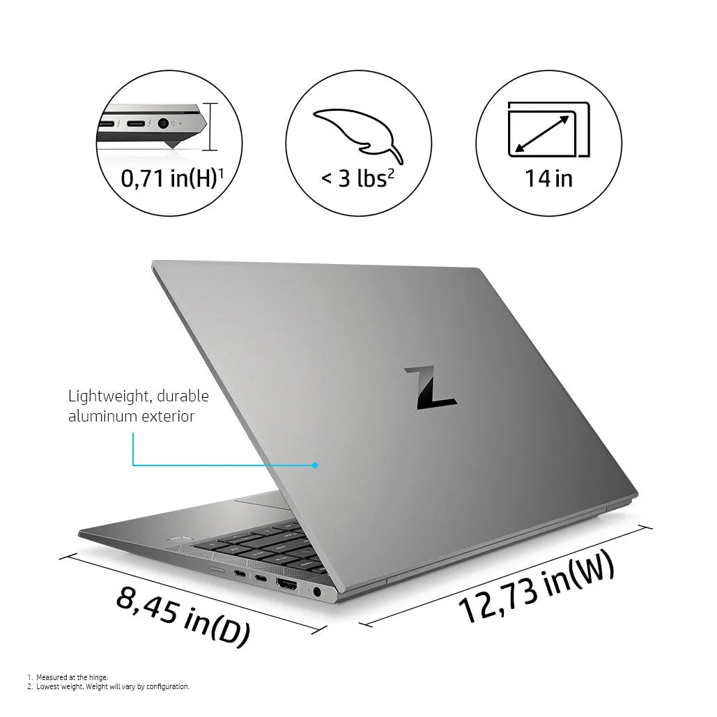 HP ZBook Firefly 14 G8 Intel® Core™ i5 i5-1135G7 Mobile workstation 35.6 cm (14") Full HD 16 GB DDR4-SDRAM 512 GB SSD Wi-Fi 6 (802.11ax) Windows 11 Pro Grey