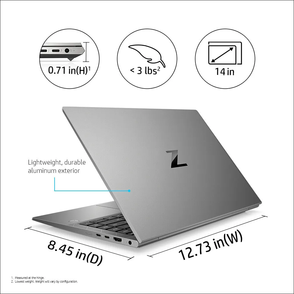 HP ZBook Firefly 14 G8 Intel® Core™ i5 i5-1135G7 Mobile workstation 35.6 cm (14") Full HD 16 GB DDR4-SDRAM 512 GB SSD Wi-Fi 6 (802.11ax) Windows 11 Pro Grey