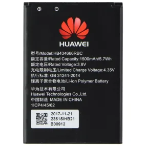 Huawei OEM Battery for E5577Cs-321 4G LTE Mobile Hotspot (3.8V/5.7Wh/1500mAh)