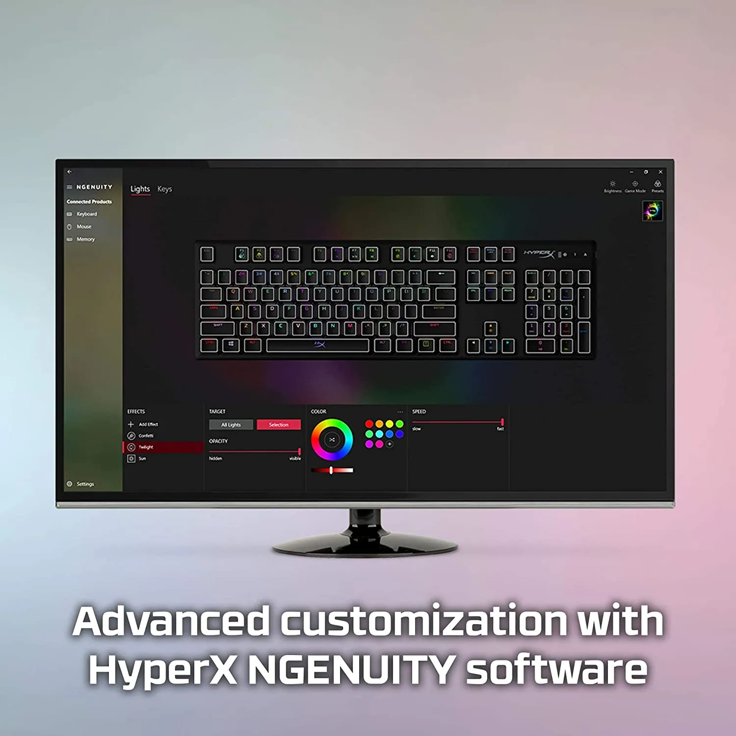 HyperX Alloy Origin Mechanical RGB Backlit Gaming Keyboard with Detachable USB Type-C cable, Aqua Tactile Switch (HX-KB6AQX-US)