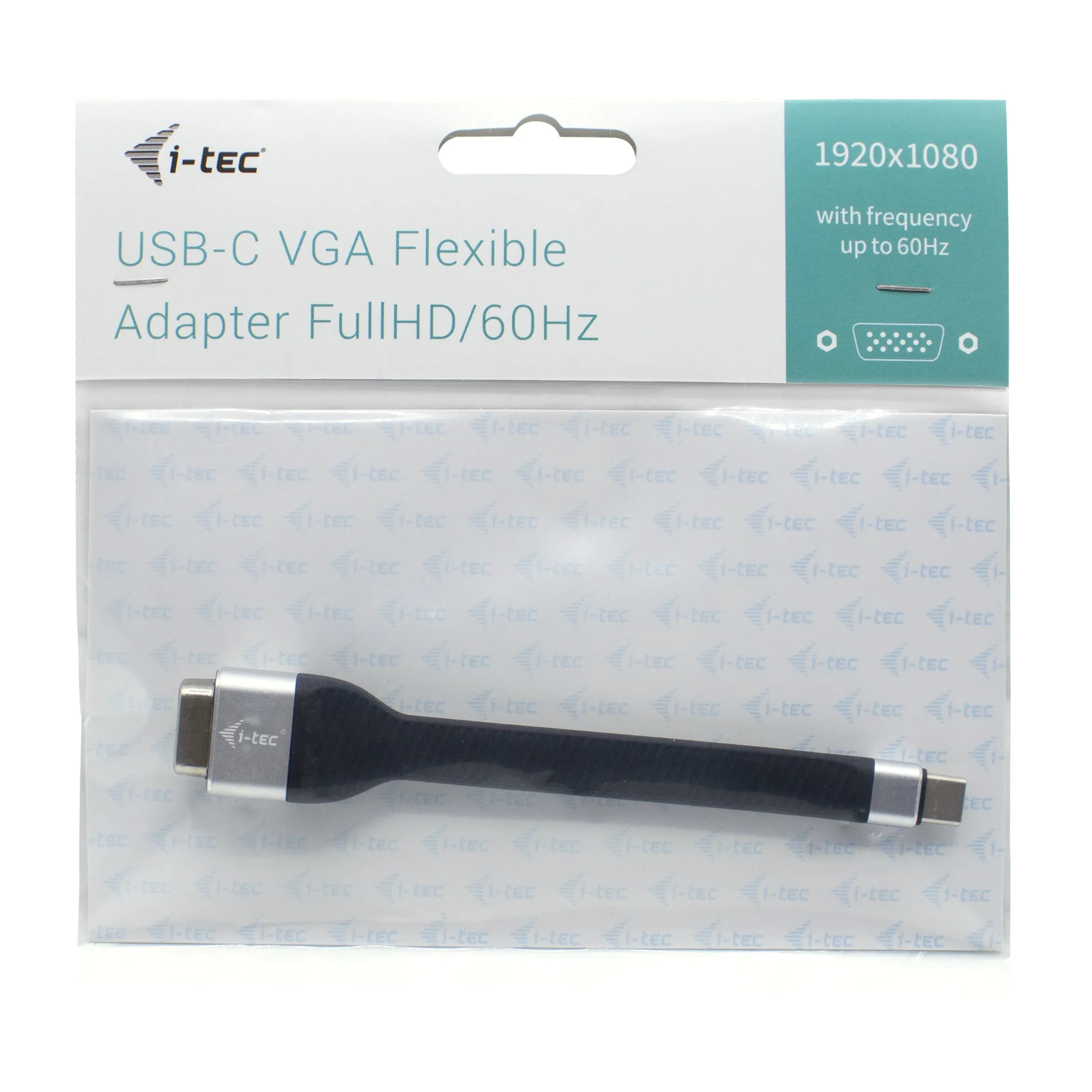 I-Tec Usb-C Flat Vga Adapter - External Video Adapter - Black