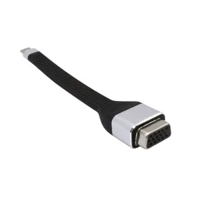 I-Tec Usb-C Flat Vga Adapter - External Video Adapter - Black