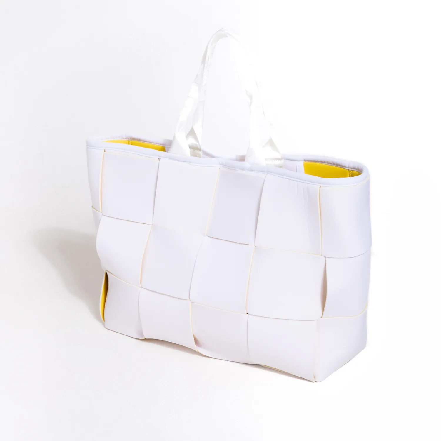 ICON TOTE WHITE YELLOW