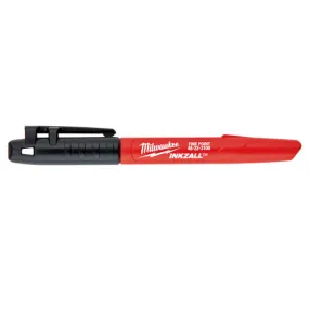 Inkzall Fine Point Jobsite Markers - Black 2 Pack