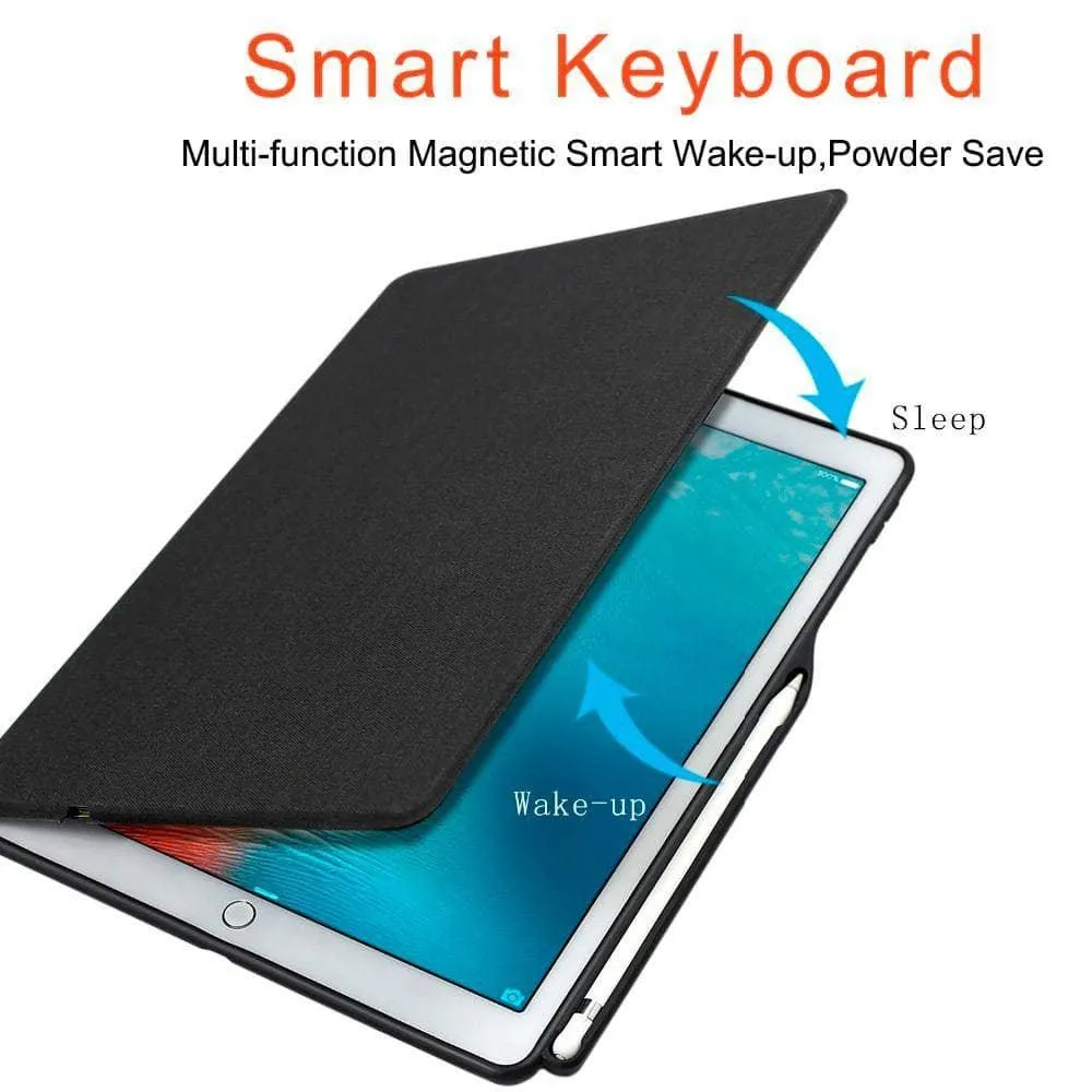 iPad Air 3 2019 Bluetooth Keyboard Built-in Pencil Holder Smart Folding Tablet Case