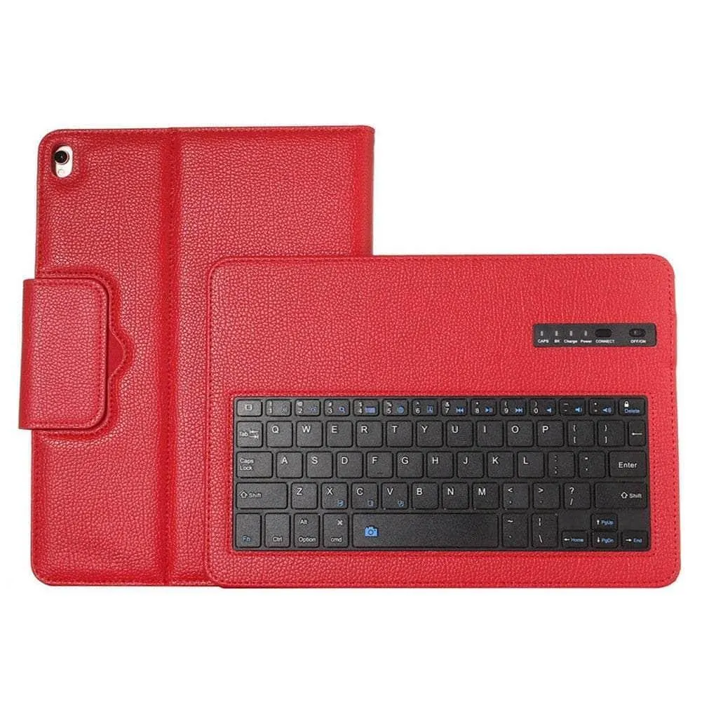 iPad Pro 12.9 2018 Detachable Tablet Keyboard Case Leather Look Cover