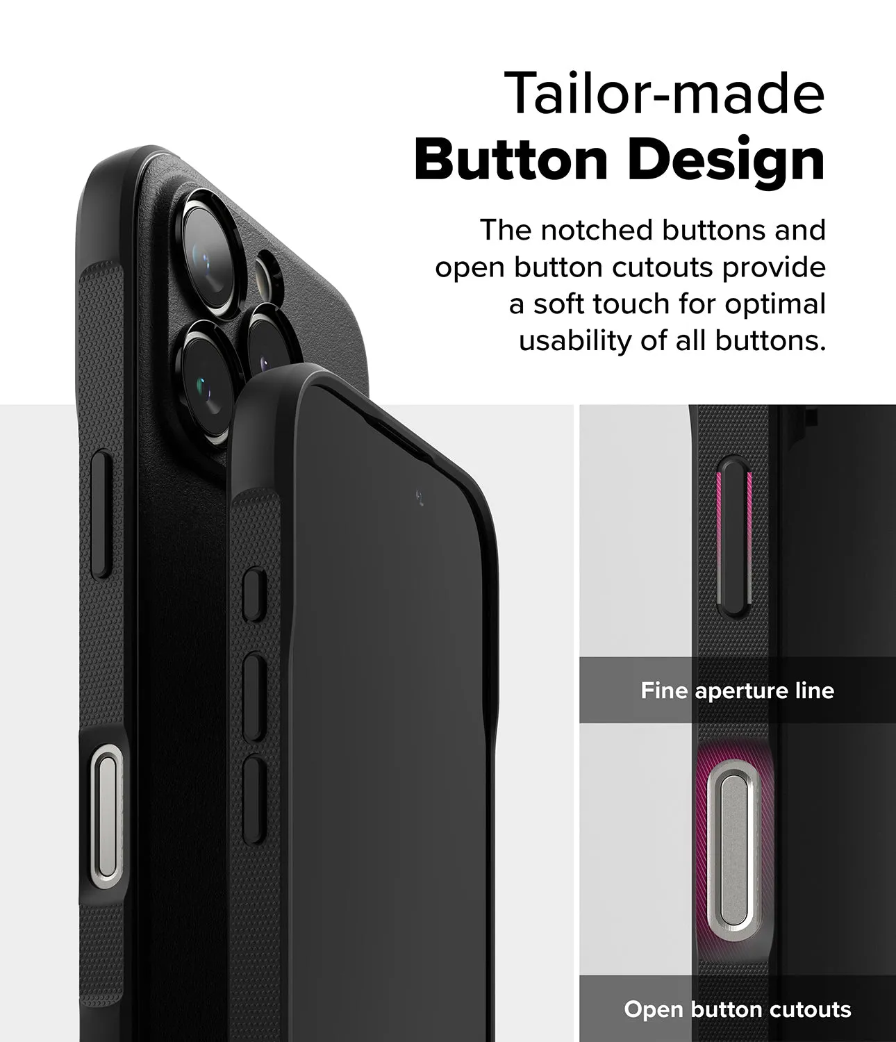 iPhone 16 Pro Case Cover | Onyx Series| Black