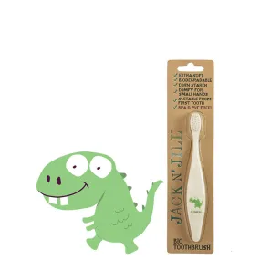 Jack N' Jill Natural Kids' Toothbrush - Dino