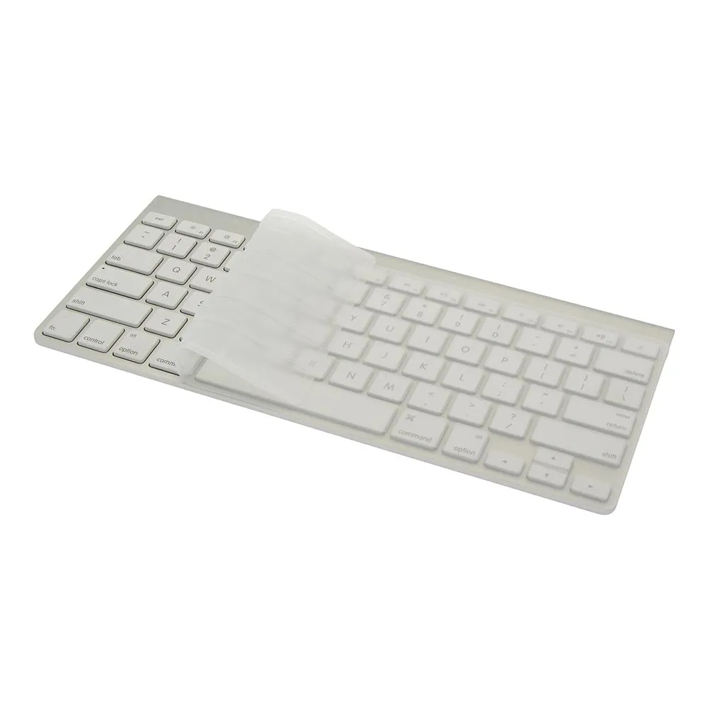 Keyboard Cover Clear Silicone Skin for MacBook Pro 13" 15" (2015 or Older Version), iMac