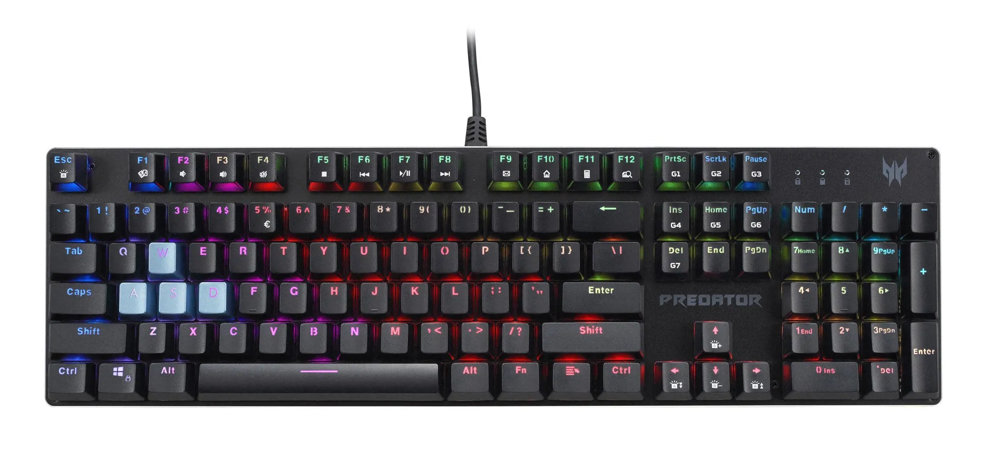 Keyboard Predator Aethon 303/Black Gp. Kbd11.048 Acer