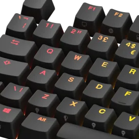 Keycaps Backlit Black UK