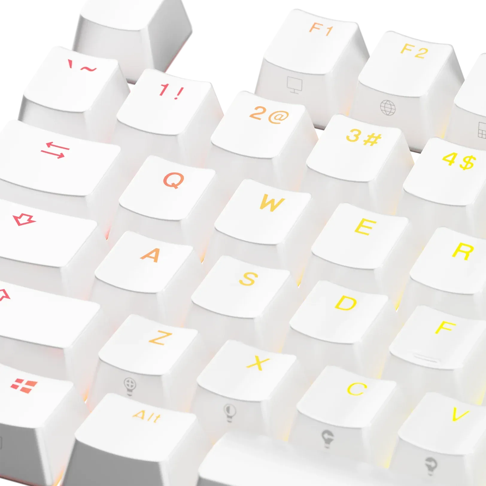 Keycaps Backlit White US