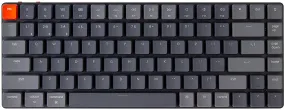 Keychron K3 Ultra-Slim 75% Layout Wireless Bluetooth/Wired USB Mechanical Keyboard, Hot Swappable Low-Profile Keychron RGB LED Backlit 84 Keys Keyboard for Mac Windows (Optical Brown Switch) (K3E3)