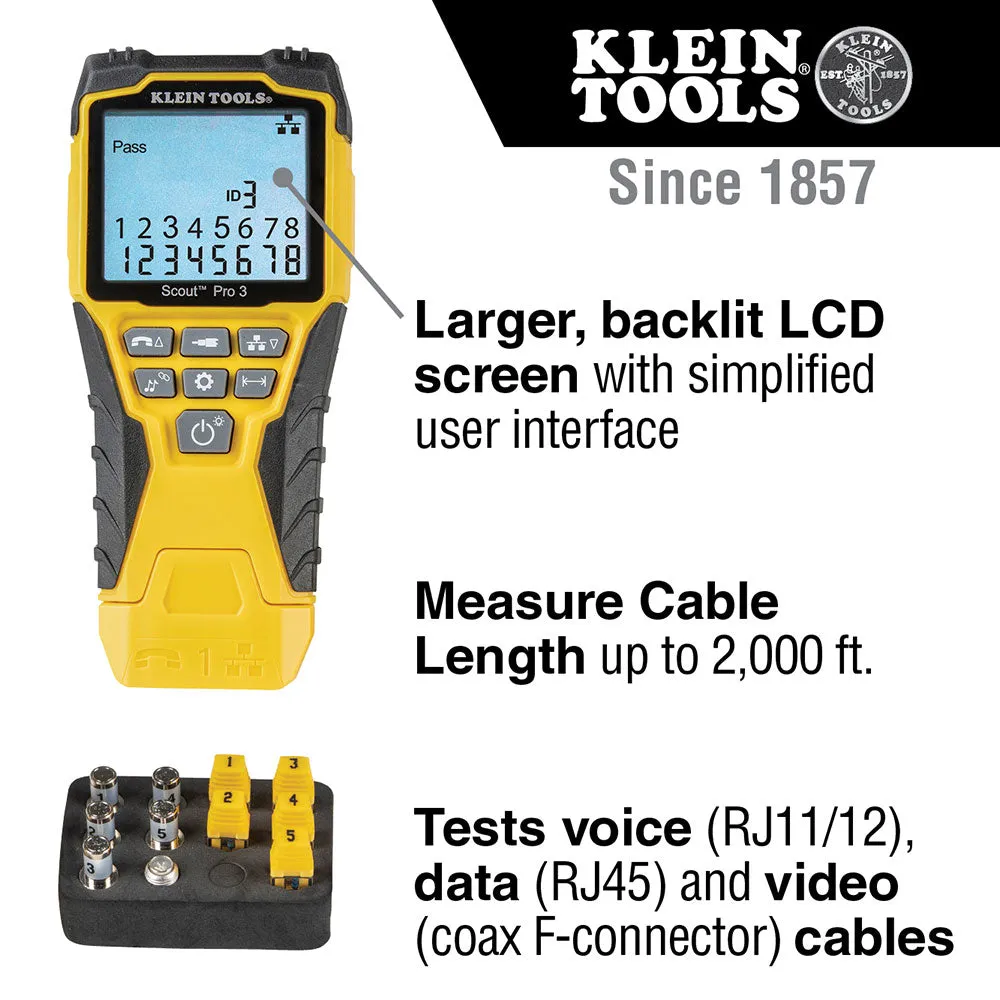 Klein VDV501-851 Scout Pro 3 Tester Starter Kit