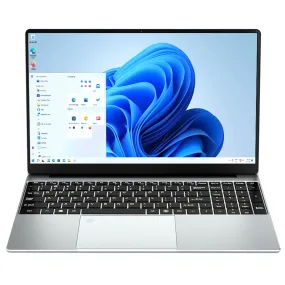 KUU YepBook 15.6" FHD Celeron N5095 2.9GHz Inte UHD Graphics 16GB RAM 512GB SSD Win 11 Pro Silver