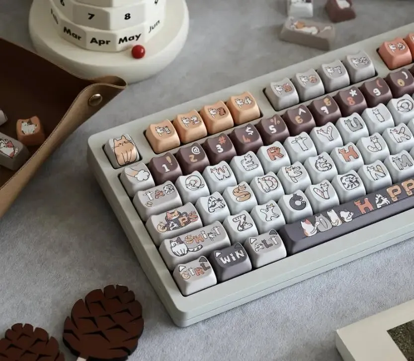 Lavender Penguin Full Key Cap Set