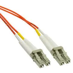 LC/LC OM1 Multimode Duplex Fiber Optic Cable, 62.5/125, 1 meter (3.3 foot)