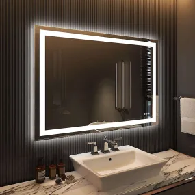 LED Mirror with Front & Backlit  36x48