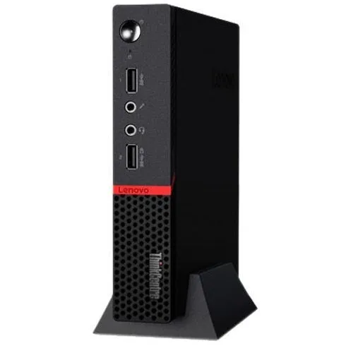 LENOVO 10VGCTO1WW-110 ThinkCentre M715q A6-9500E 3GHz AMD Radeon R5 Graphics 4GB RAM 500GB HDD Win 10 Home Black