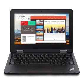 LENOVO 20LMS09N00 ThinkPad Yoga 11e 5th Gen 11.6" HD Touchscreen Celeron N4120 1.1GHz Intel UHD Graphics 600 8GB RAM 128GB SSD Win 11 Home Black