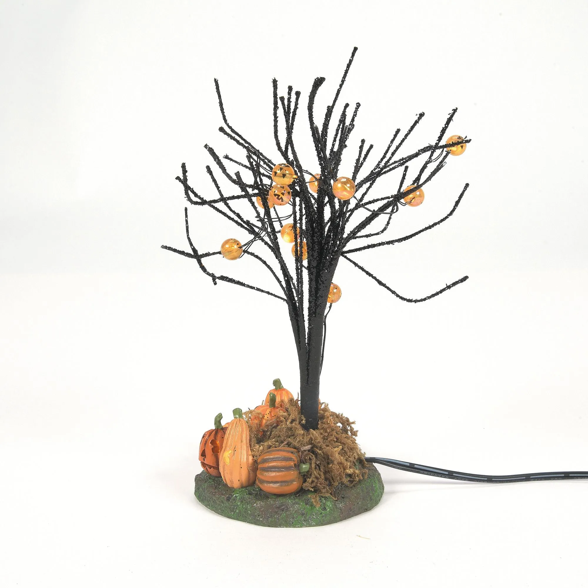 Lit Jack-O-Lantern Tree