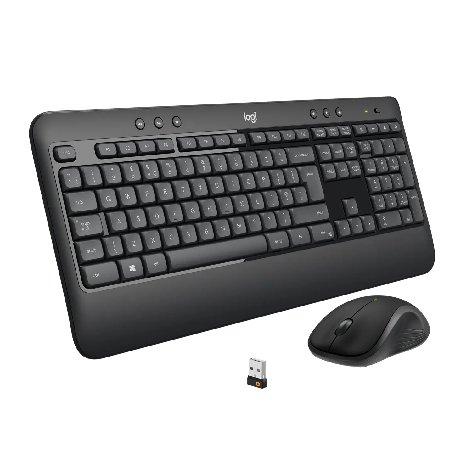 Logitech Keyboard And Mouse Set Mk540 - Us Layout - Black