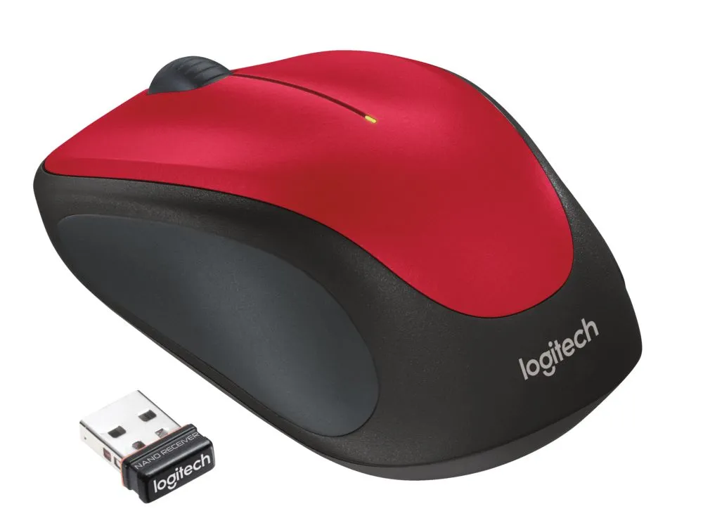 Logitech M235 Wireless Mouse 無線光學滑鼠 - Red 紅色 910-007130 原裝行貨