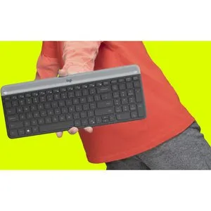 Logitech MK470 Slim Wireless Keyboard & Mouse Combo, USB Wireless RF