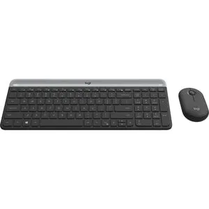 Logitech MK470 Slim Wireless Keyboard & Mouse Combo, USB Wireless RF