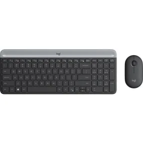 Logitech MK470 Slim Wireless Keyboard & Mouse Combo, USB Wireless RF