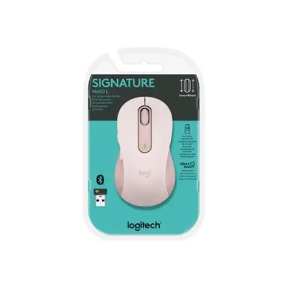 Logitech Signature M650 large size Mouse - Rose