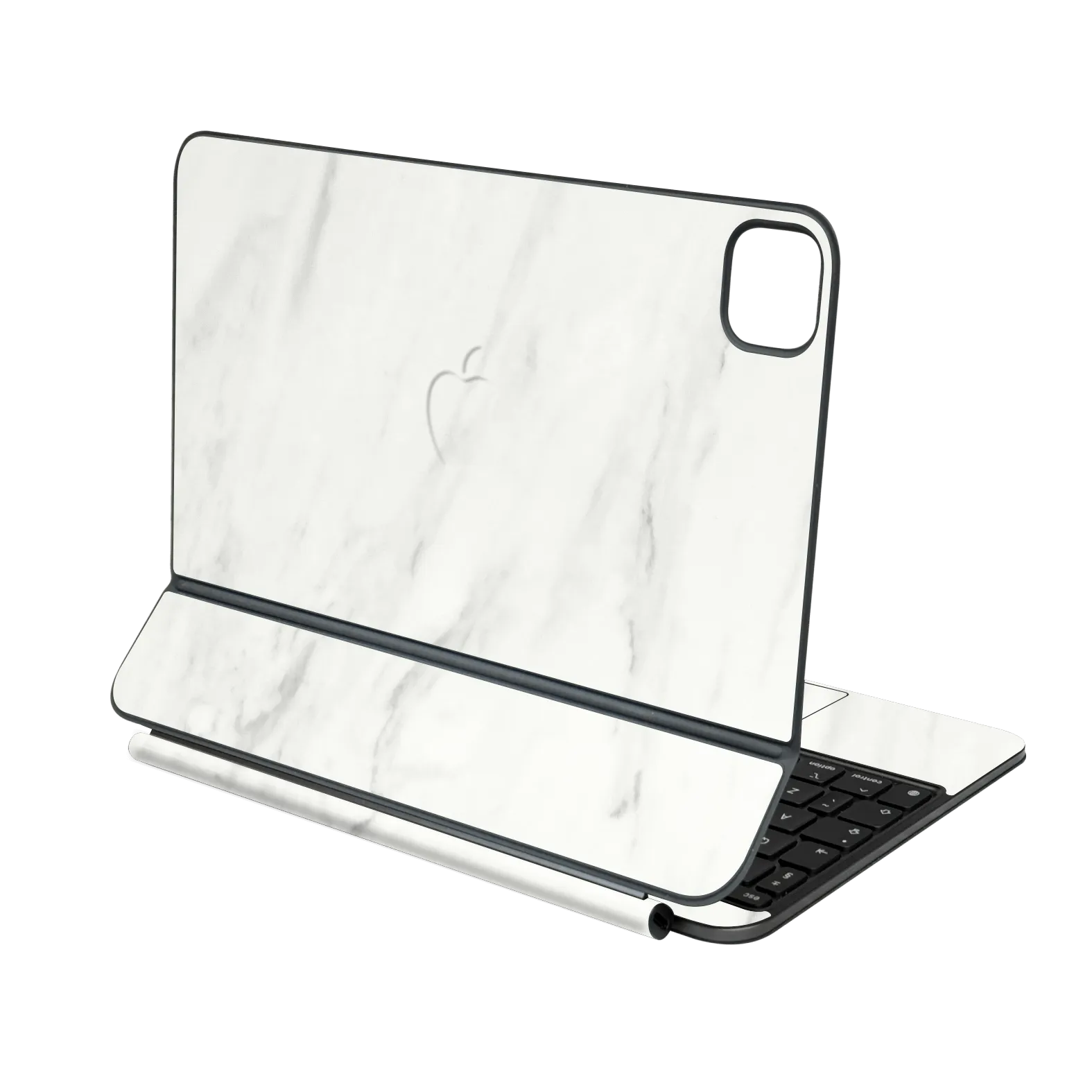 Magic Keyboard for iPad Pro 11” (M4, 2024) LUXURIA White MARBLE Skin