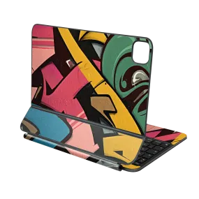 Magic Keyboard for iPad Pro 11” (M4, 2024) SIGNATURE Vintage Street Art Skin