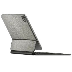 Magic Keyboard for iPad Pro 11" (2021) LUXURIA SILVER HONEYCOMB 3D TEXTURED Skin