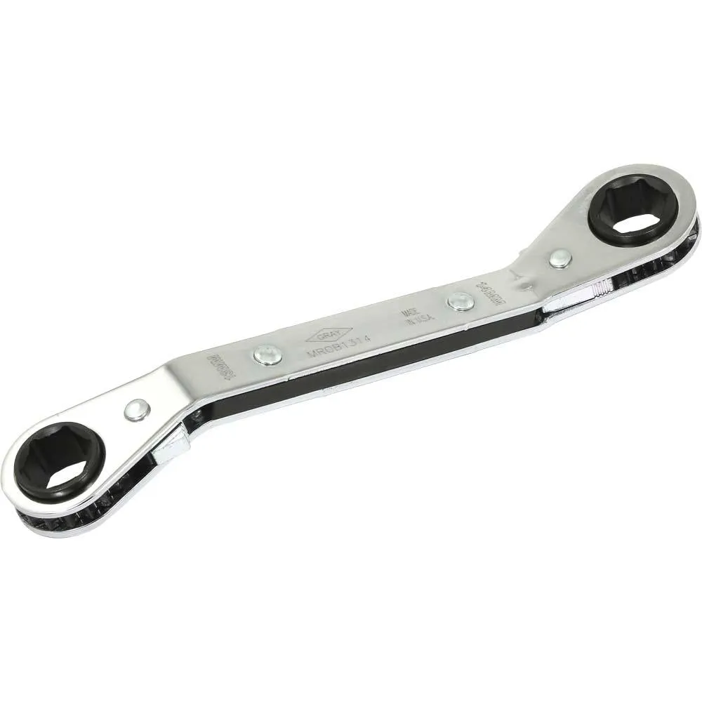 Metric 25° Offset Ratcheting Box End Wrenches - 6 Point