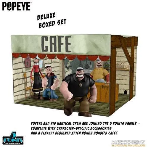 Mezco Toyz Popeye 5 Points Deluxe Box Set