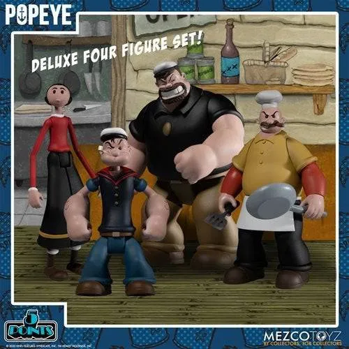 Mezco Toyz Popeye 5 Points Deluxe Box Set